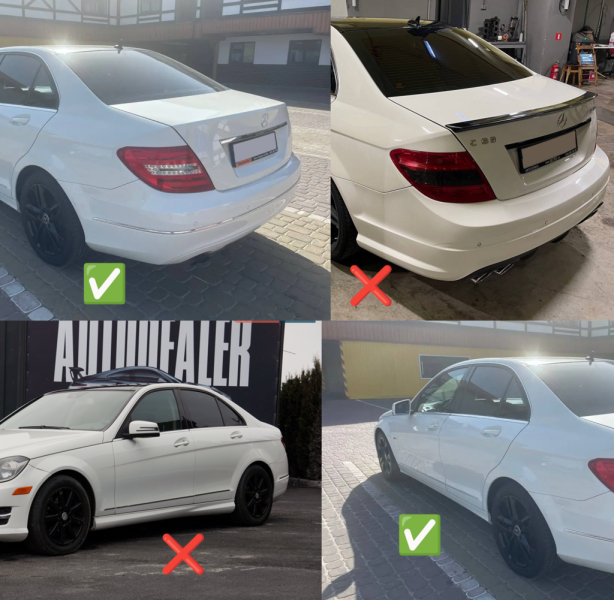 Купить Брызговики Premium 2011-2014 (4 шт) для Mercedes C-class W204