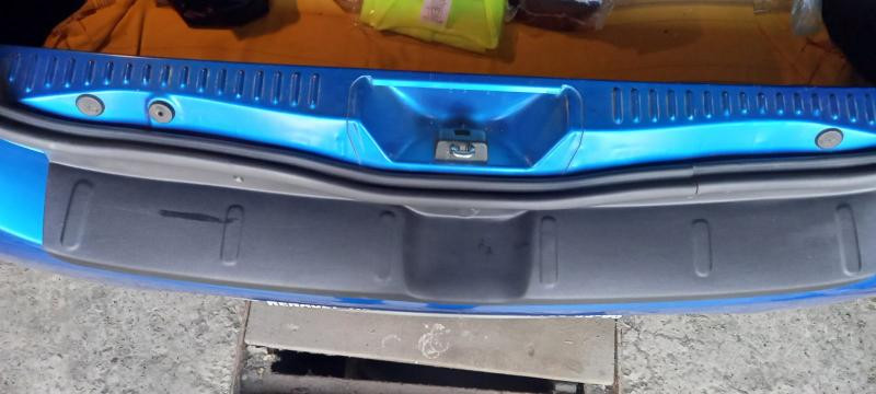 Купить Накладка на задний бампер EuroCap (ABS) для Renault Sandero 2013-2022 гг