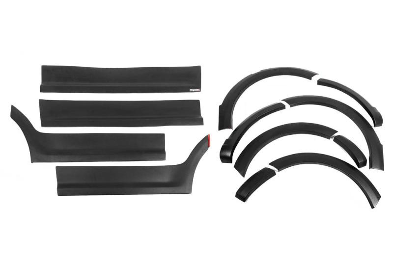 Купити Комплект молдингів і розширювачів арок 1 двері, коротка база для Volkswagen Caddy 2010-2015 рр