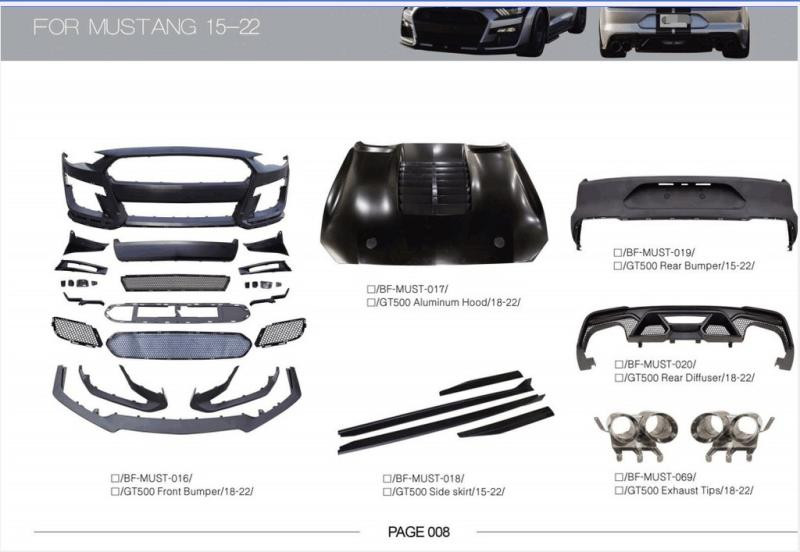Купить Комплект обвесов для Ford Mustang 2015-2023 гг
