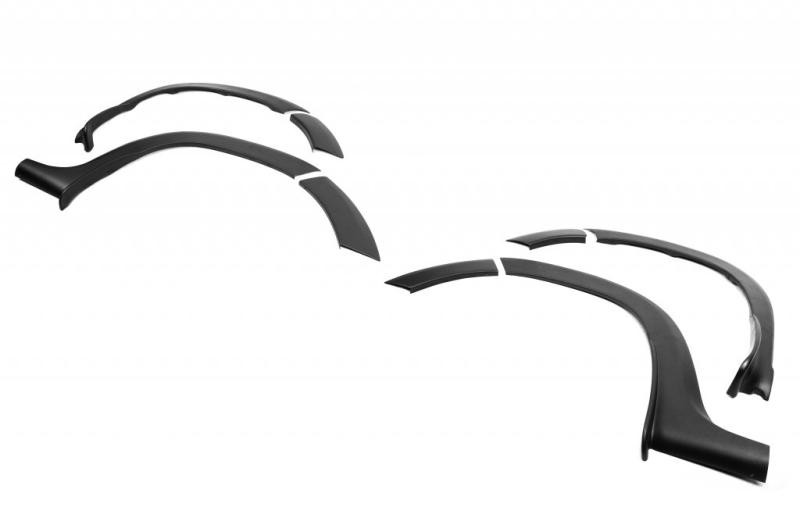 Купить Расширители арок гладкие (8 шт, ABS) EuroCap - Турция для Renault Duster 2008-2017 гг