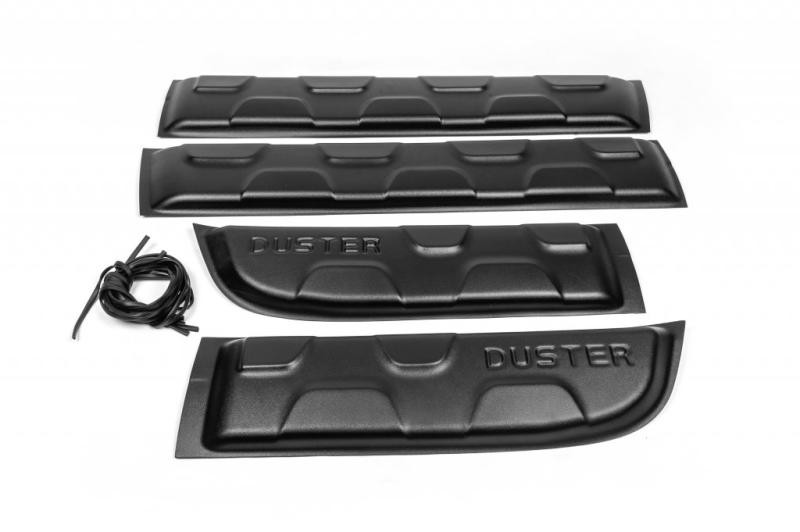 Купити Молдинги з виступами (4 шт, пластикові) DDU - Україна для Renault Duster 2008-2017 рр