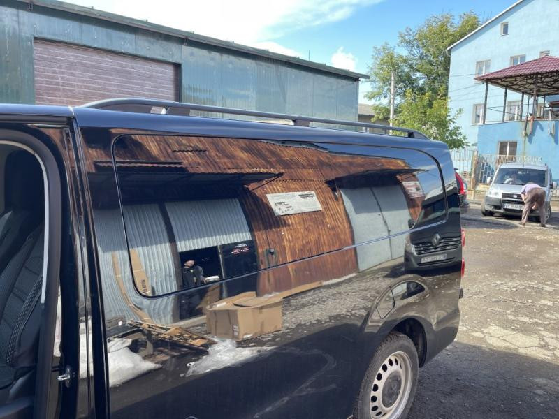 Купить Рейлинги Skyport (черные) Короткая база для Opel Zafira Life 2019- гг