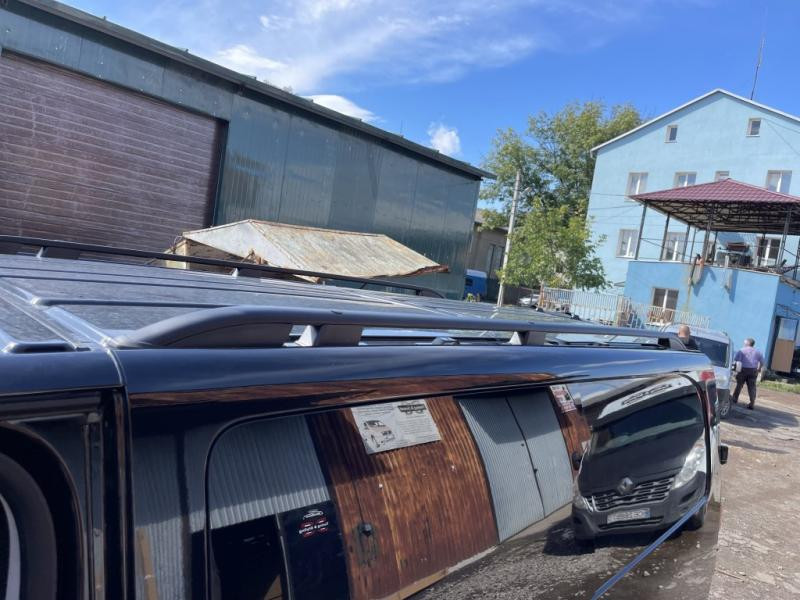 Купить Рейлинги Skyport (черные) Короткая база для Opel Zafira Life 2019- гг