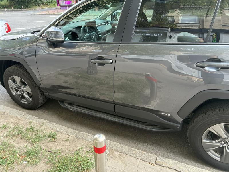 Купить Боковые пороги OEM V2B (2 шт, алюминий) для Toyota Rav 4 2019- гг