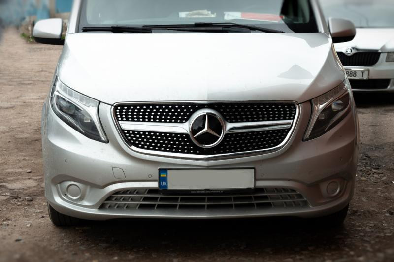 Купить Передняя решетка Diamond (2014-2023 для Vito W447) для Mercedes Vito/V-class W447 2014- гг