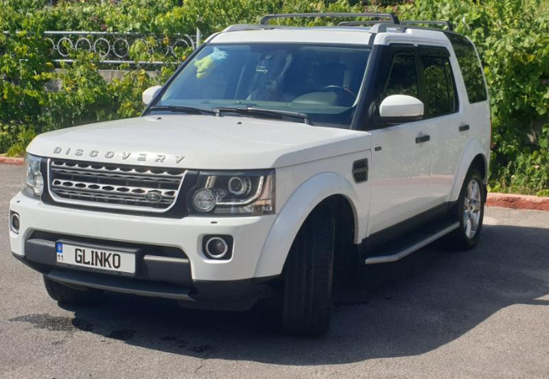 Купити Перемички на оригінальні рейлінги (2 шт) чорні для Land Rover Discovery IV