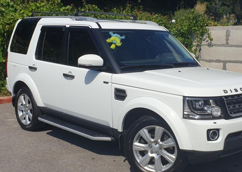 Купити Перемички на оригінальні рейлінги (2 шт) чорні для Land Rover Discovery IV