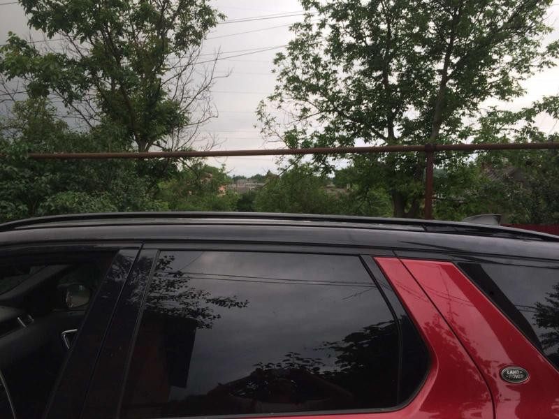 Купити Рейлінги (2 шт) чорні для Land Rover Discovery Sport