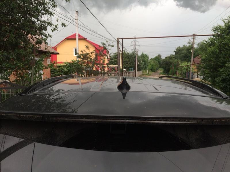 Купити Рейлінги (2 шт) чорні для Land Rover Discovery Sport