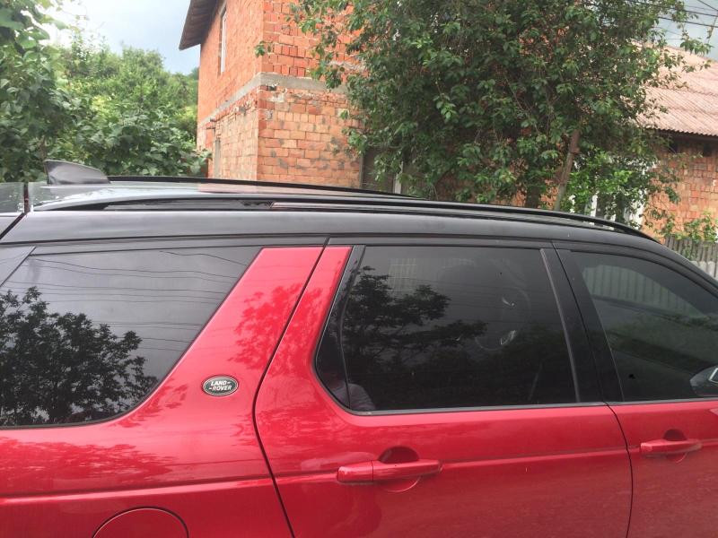 Купити Рейлінги (2 шт) чорні для Land Rover Discovery Sport