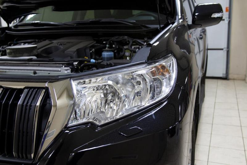 Купити Вії на фари (2 шт, для рефлекторної) для Toyota Land Cruiser Prado 150
