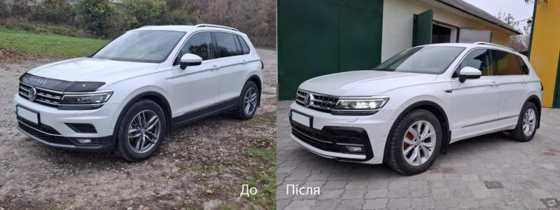 Купить Комплект обвесов R-Line для Volkswagen Tiguan 2016-2023 гг