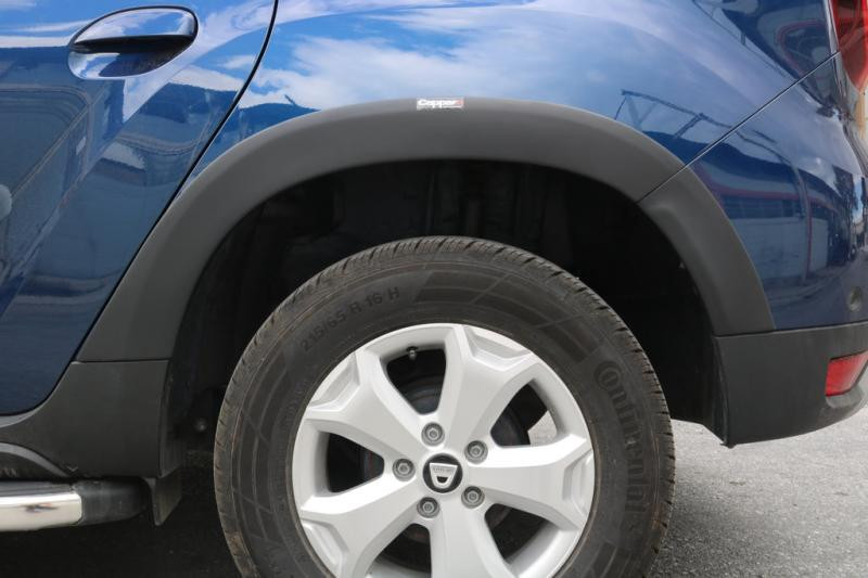 Купити Розширювачі арок широкі (8 шт, ABS) DDU - Україна для Renault Duster 2018-2024 рр