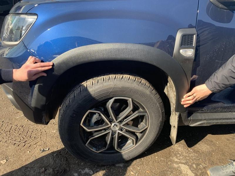 Купить Расширители арок широкие (8 шт, ABS) EuroCap - Турция для Renault Duster 2018-2024 гг