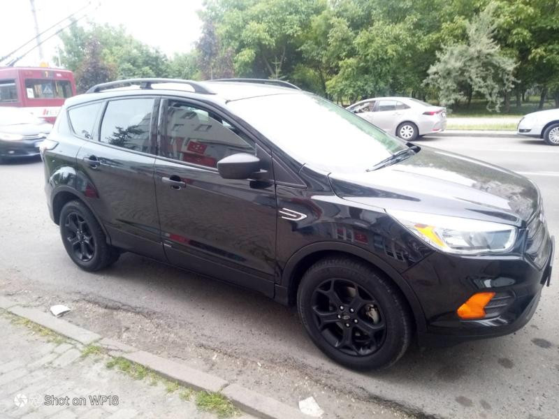 Купить Турецкие рейлинги Черные (2 шт) для Ford Kuga/Escape 2013-2019 гг