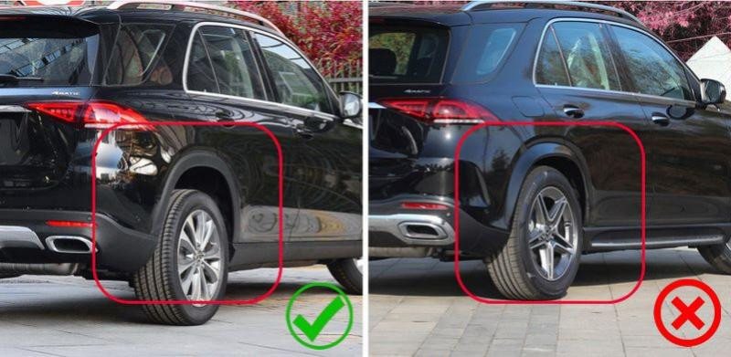 Купить Брызговики Premium (не окрашенные расширители арок, модель без подножек, 4 шт) для Mercedes GLE W167