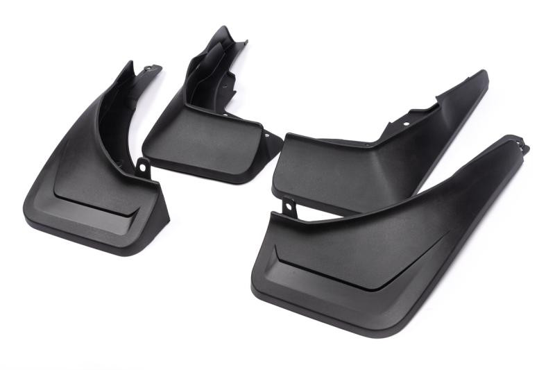 Купить Брызговики Premium (не окрашенные расширители арок, модель с подножками, 4 шт) для Mercedes GLE W167