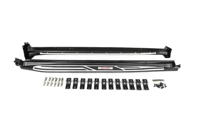 Купить Боковые подножки Оригинал V4 (2 шт, алюм.) для Toyota C-HR 2016-2023 гг