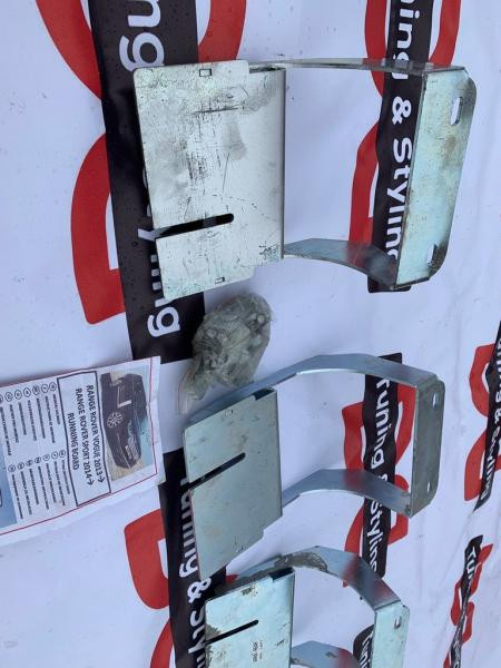 Купити Бокові пороги Mevsim Grey (2 шт., Алюміній) для Range Rover IV L405 2013-2021 рр