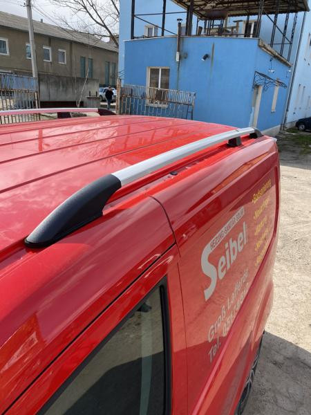 Купити рейлінги Хром Максі база, металеві ніжки для Ford Connect 2014-2021 рр