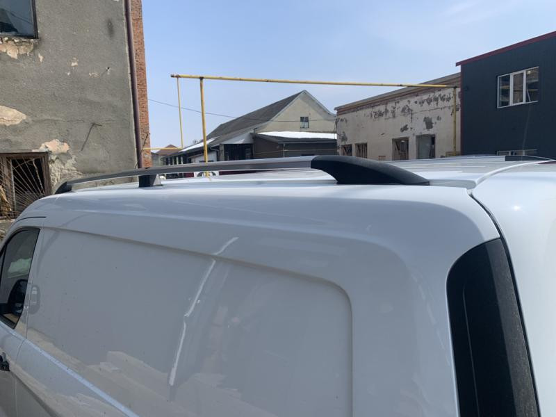 Купити рейлінги Хром Максі база, металеві ніжки для Ford Connect 2014-2021 рр