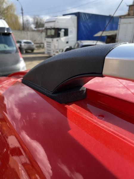 Купити рейлінги Хром Максі база, металеві ніжки для Ford Connect 2014-2021 рр