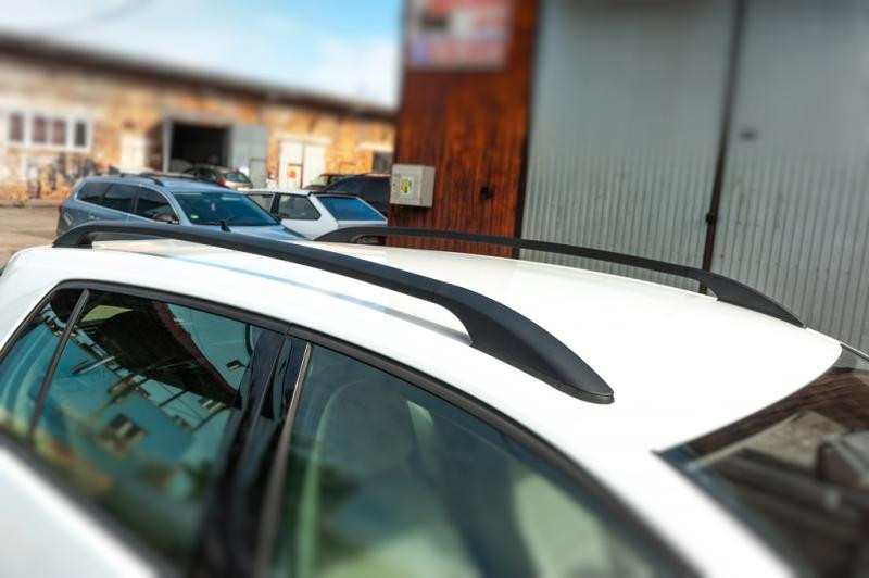 Купить Рейлинги OmsaLine Solid (2 шт, черные) для Volkswagen Golf 7/E-Golf