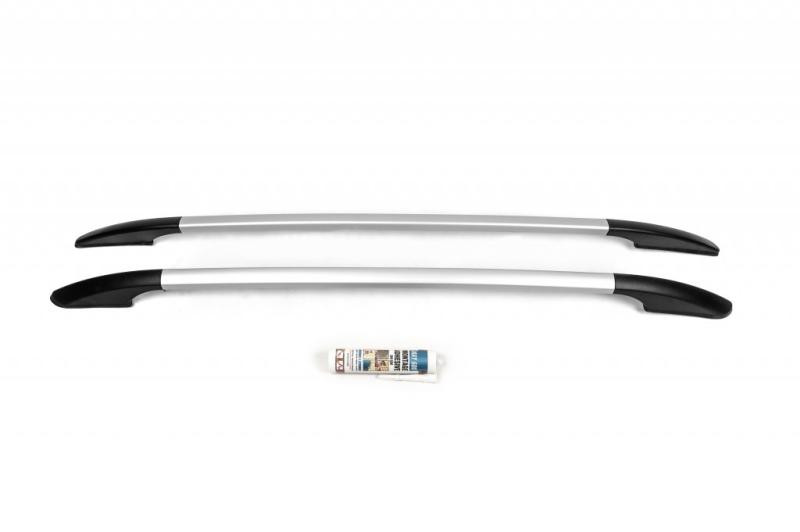 Купить Рейлинги OmsaLine Solid (2 шт, серые) для Fiat 500X