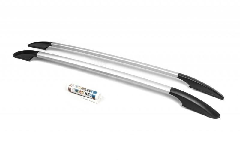 Купити Рейлінги OmsaLine Solid (2 шт, сірі) для Nissan Qashqai/Rogue Sport 2014-2021 рр