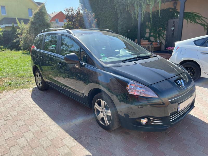 Купити Рейлінги OmsaLine Solid (2 шт, чорні) для Peugeot 5008 2009-2016рр