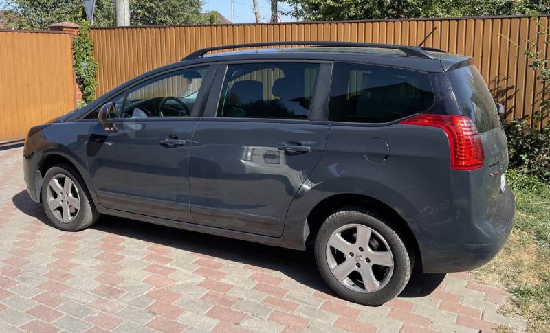 Купити Рейлінги OmsaLine Solid (2 шт, чорні) для Peugeot 5008 2009-2016рр