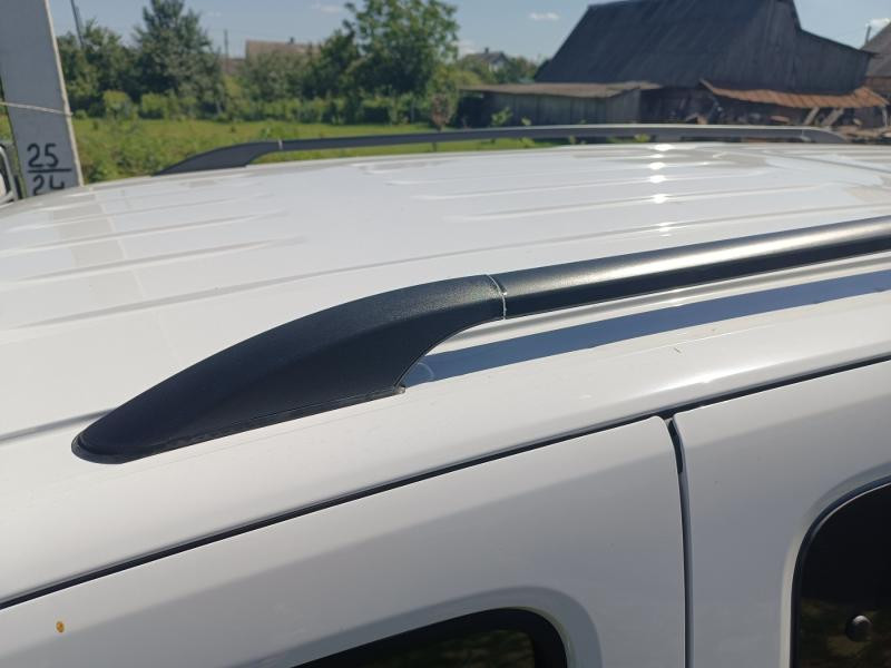 Купити Рейлінги OmsaLine Solid (2 шт, чорні) Довга база для Toyota Proace City