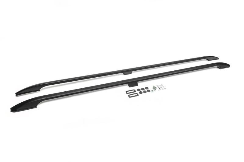 Купити Рейлінги OmsaLine Solid (2 шт, чорні) коротка база для Ford Custom 2013-2022 рр