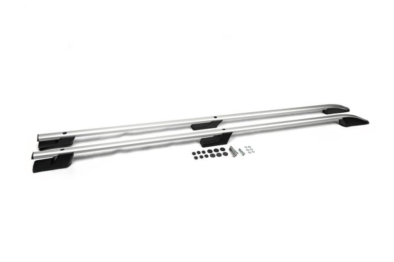 Купити Рейлінги OmsaLine Sport (2 шт, сірі) коротка база для Ford Custom 2013-2022 рр