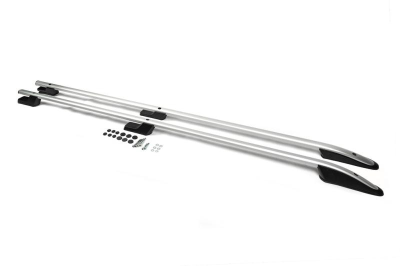 Купити Рейлінги OmsaLine Sport (2 шт, сірі) довга база для Ford Custom 2013-2022 рр