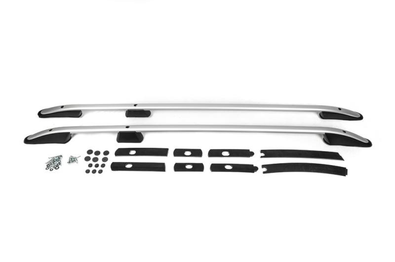 Купити Рейлінги OmsaLine Elegance (2 шт, сірі) Коротка база для Ford Connect 2014-2021 рр