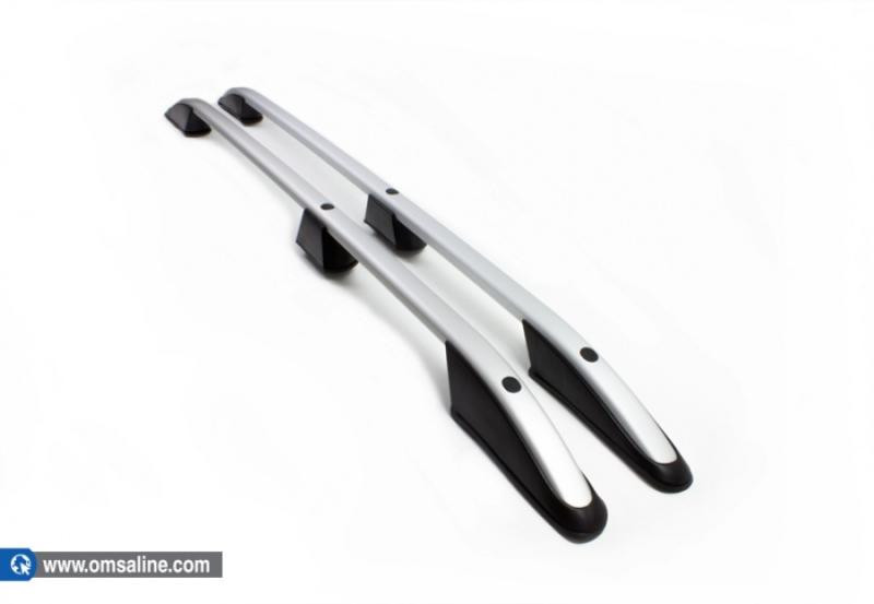 Купить Рейлинги OmsaLine Elegance (2 шт, серые) для Mitsubishi ASX 2010-2023 гг