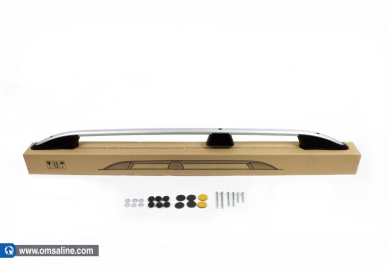 Купить Рейлинги OmsaLine Elegance (2 шт, серые) для Mitsubishi ASX 2010-2023 гг