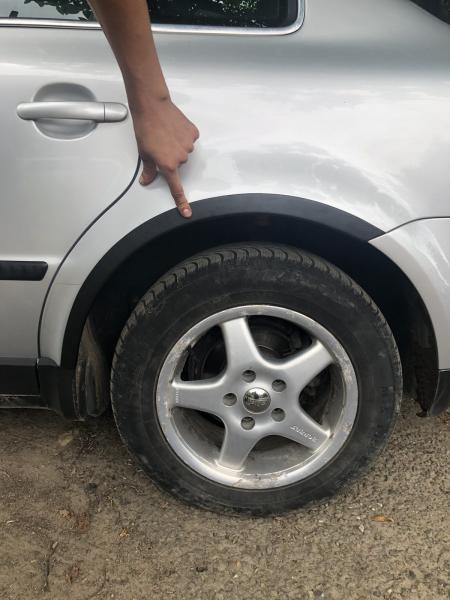 Купити Накладки на арки (4 шт, чорні) SW, 1996-2005, ABS для Volkswagen Passat B5 рр