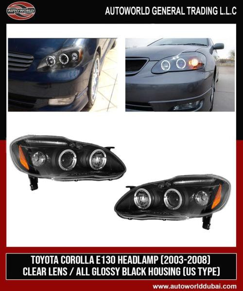 Купить Передняя оптика (2 шт, LED) для Toyota Corolla 2002-2007 гг