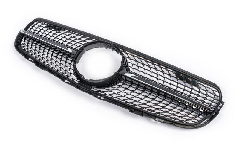 Купить Передняя решетка Diamond Black (2015-2019) Без места под камеру для Mercedes GLC X253