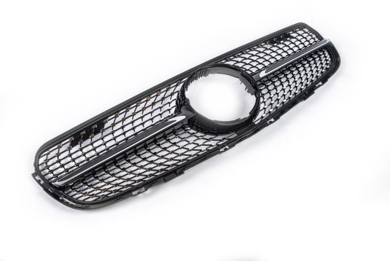 Купить Передняя решетка Diamond Black (2015-2019) Без места под камеру для Mercedes GLC X253