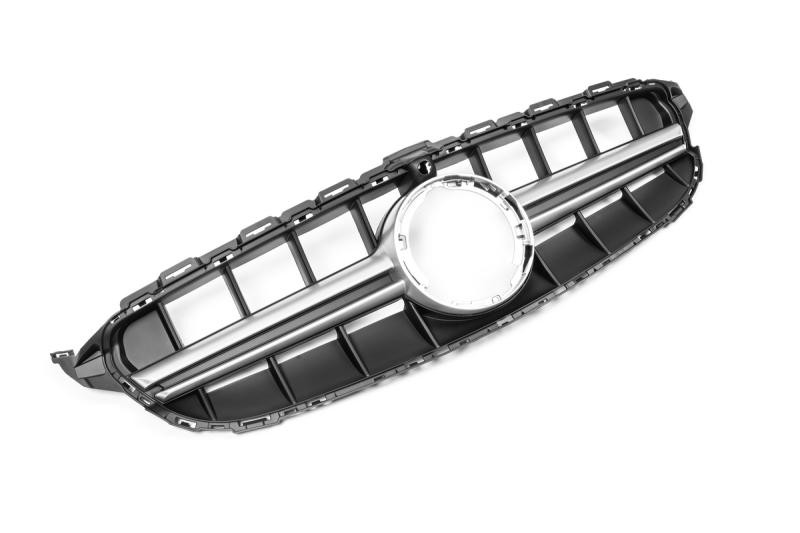 Купить Передняя решетка C63-design (для Avantgarde/AMG-Line/C43 AMG) 2018-2025, без камеры для Mercedes C-сlass W205