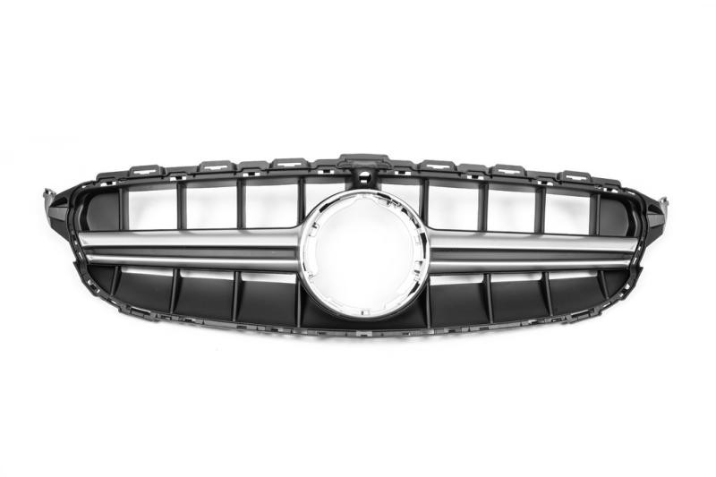 Купить Передняя решетка C63-design (для Avantgarde/AMG-Line/C43 AMG) 2018-2025, без камеры для Mercedes C-сlass W205