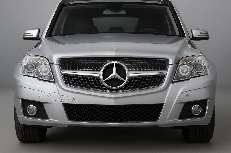 Купити Передня решітка Diamond Silver (2009-2012) для Mercedes GLK сlass X204