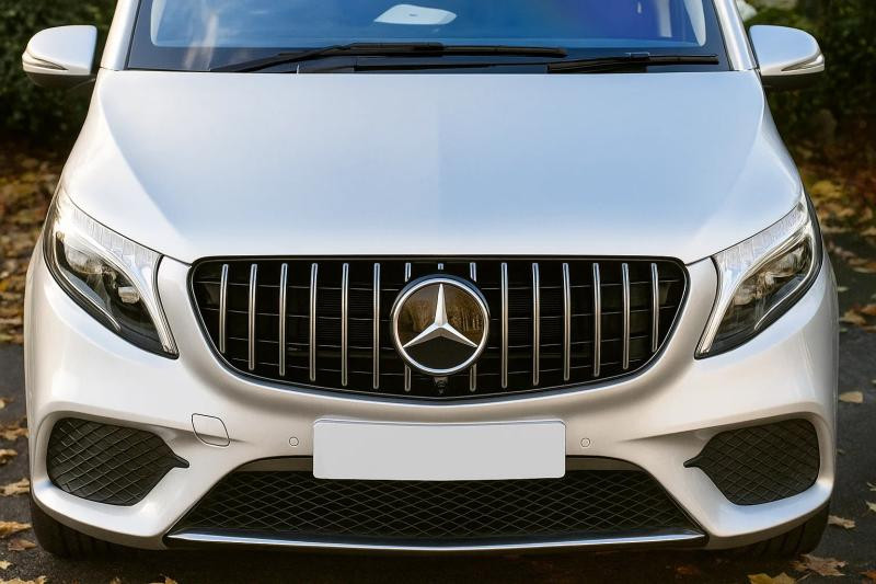 Купить Передняя решетка GT Panamericana Chrome (2019-2023 для V-class) для Mercedes Vito/V-class W447 2014- гг