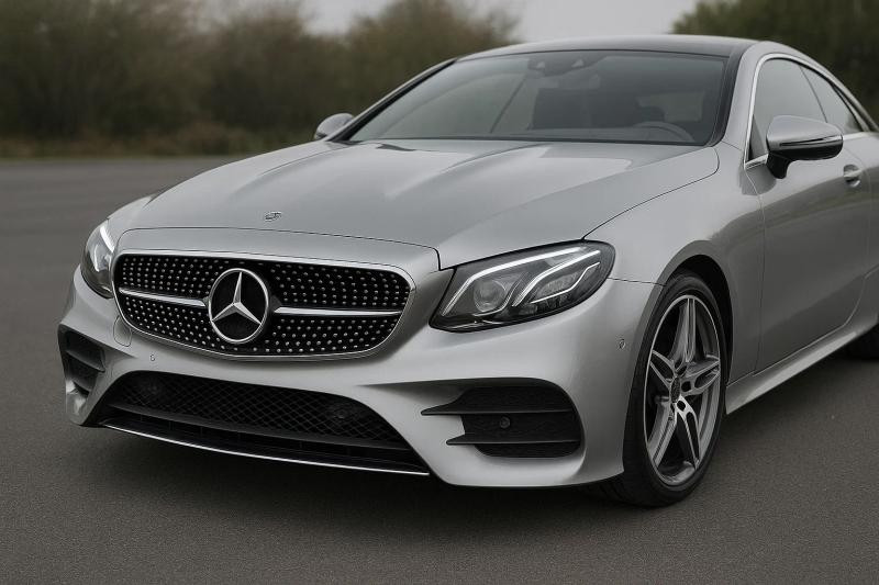 Купить Передняя решетка Diamond Black (для 2016-2020) Без места под камеру для Mercedes E-class coupe C238