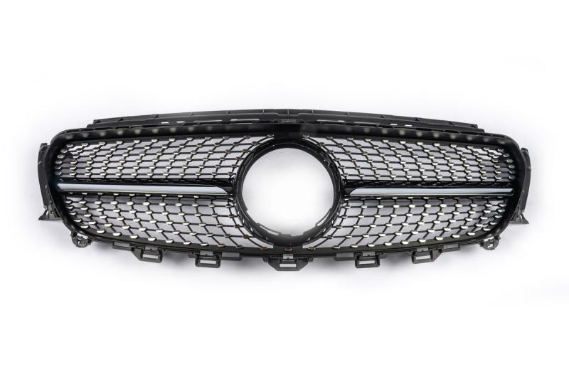 Купить Передняя решетка Diamond Black (для 2016-2020) Без места под камеру для Mercedes E-class coupe C238