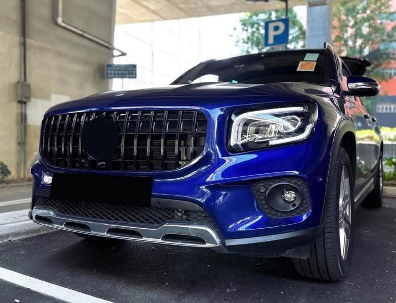 Купити Передня решітка Panamericana GT З місцем під камеру для Mercedes GLB X247 2019- рр